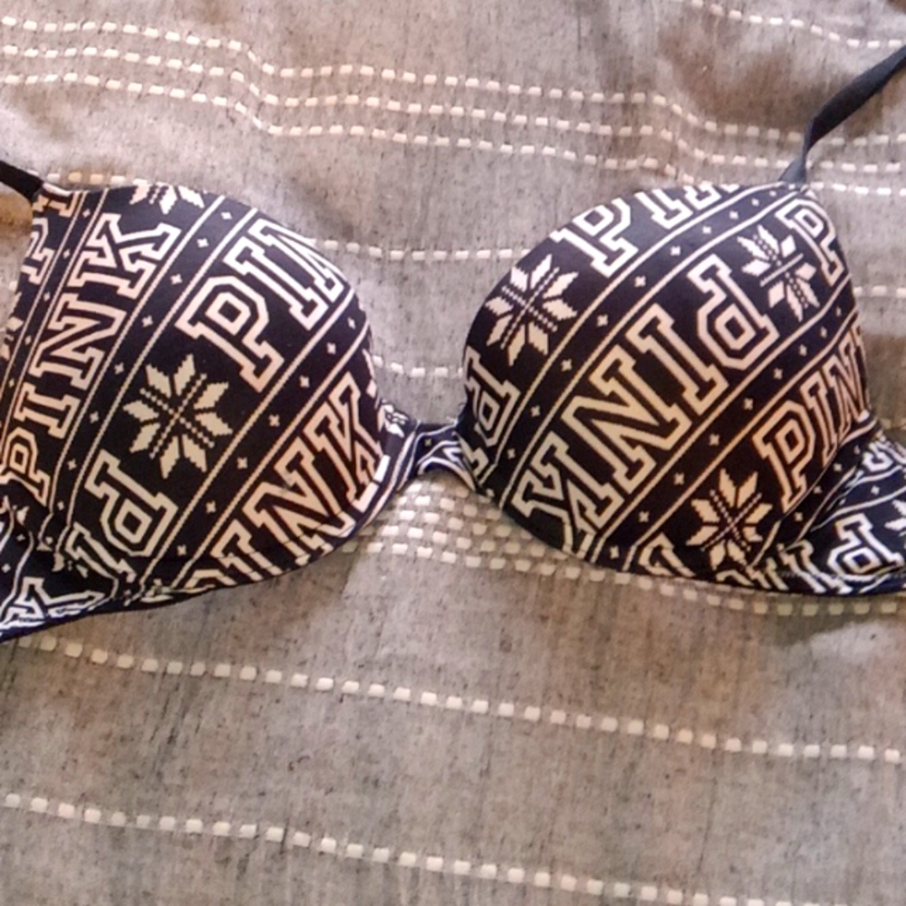 Pink Victoria's Secret bra